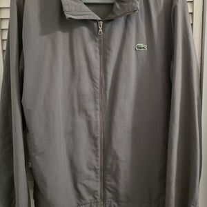 Lacoste Men's Gray Windbreaker